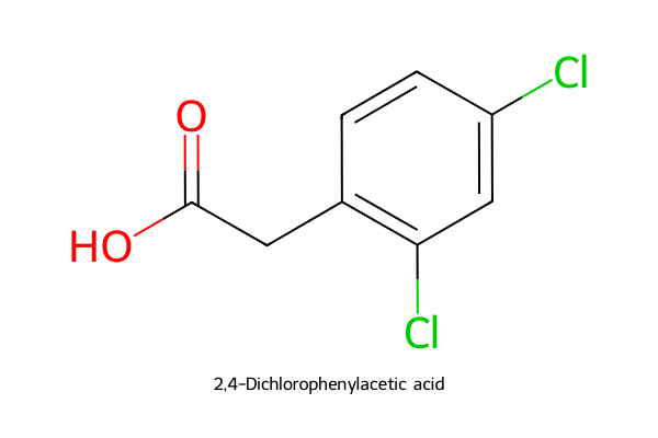2,4-二氯苯乙酸结构式